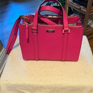 Kate Spade original, magenta pink purse.